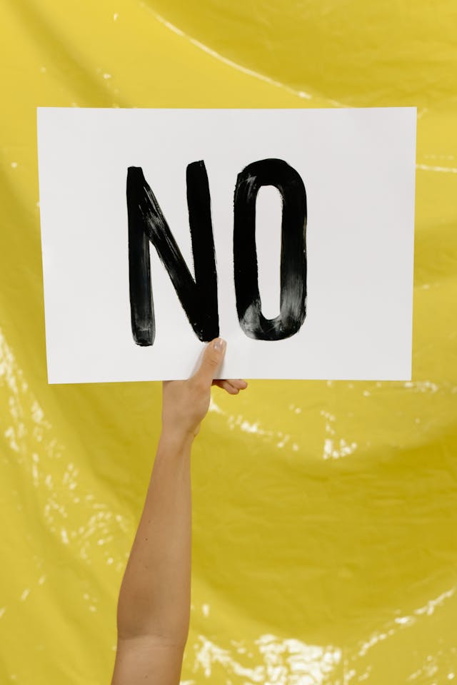 Develop Your Ability to Say No