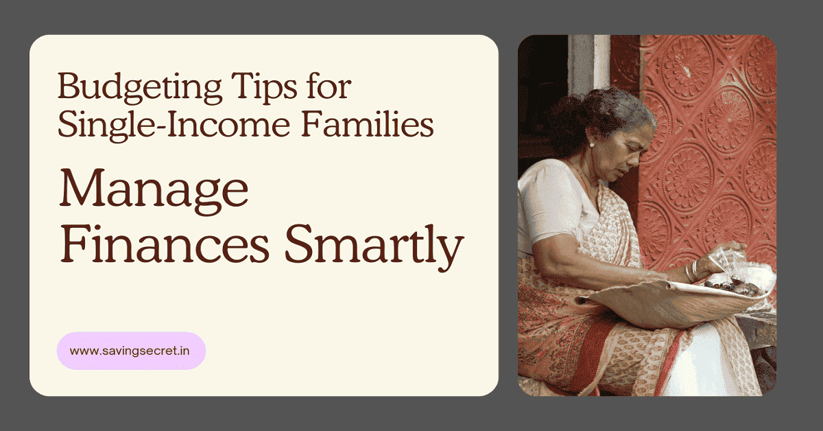 Budgeting Tips for Single-Income Families