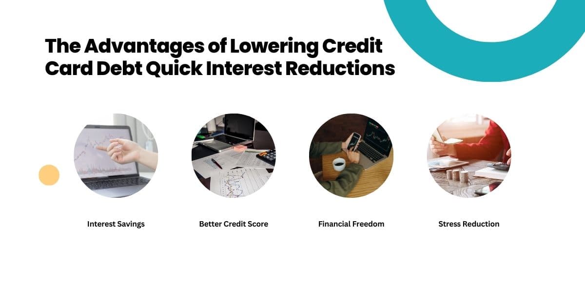 The Advantages of Lowering Credit Card Debt Quick Interest Reductions