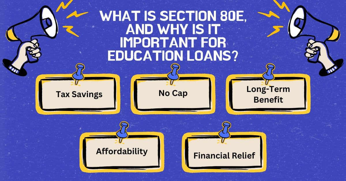 Tax Deductions for Education Loans Section 80E